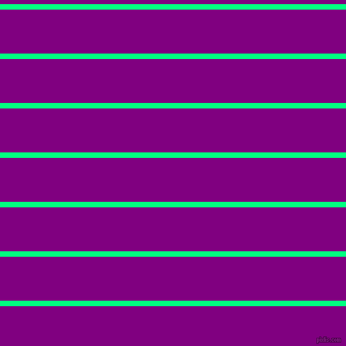 horizontal lines stripes, 8 pixel line width, 64 pixel line spacing, Spring Green and Purple horizontal lines and stripes seamless tileable