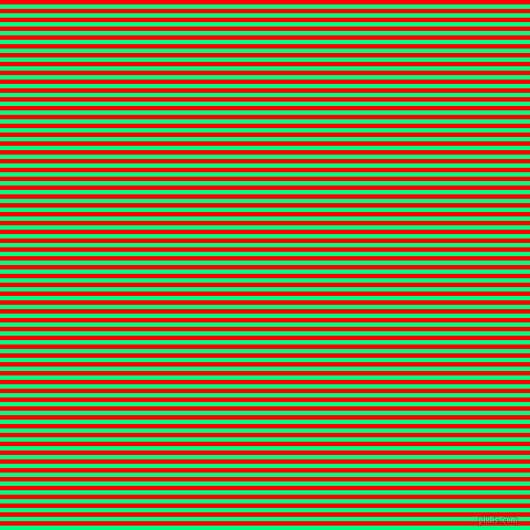 horizontal lines stripes, 4 pixel line width, 4 pixel line spacing, Spring Green and Red horizontal lines and stripes seamless tileable