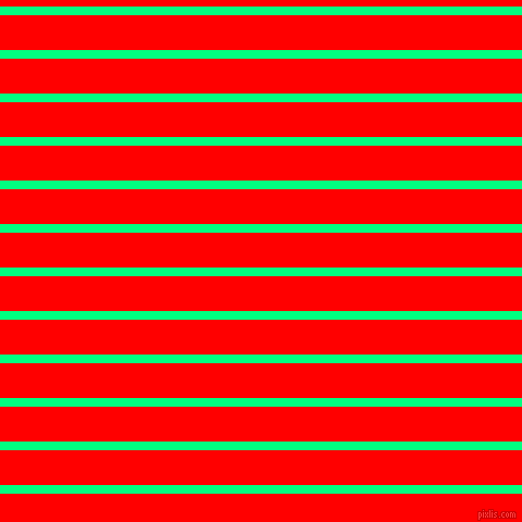 horizontal lines stripes, 8 pixel line width, 32 pixel line spacing, Spring Green and Red horizontal lines and stripes seamless tileable