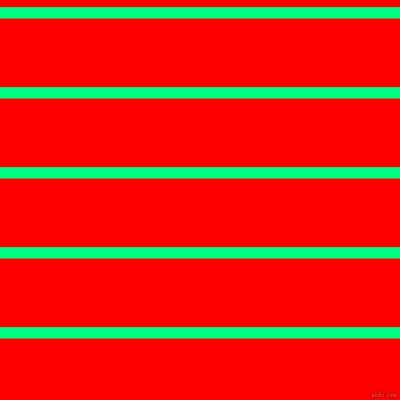 horizontal lines stripes, 16 pixel line width, 96 pixel line spacing, Spring Green and Red horizontal lines and stripes seamless tileable