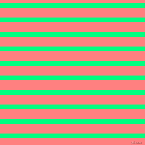 horizontal lines stripes, 16 pixel line width, 32 pixel line spacing, Spring Green and Salmon horizontal lines and stripes seamless tileable