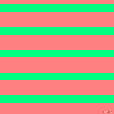 horizontal lines stripes, 32 pixel line width, 64 pixel line spacing, Spring Green and Salmon horizontal lines and stripes seamless tileable
