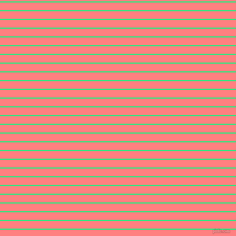 horizontal lines stripes, 2 pixel line width, 16 pixel line spacing, Spring Green and Salmon horizontal lines and stripes seamless tileable
