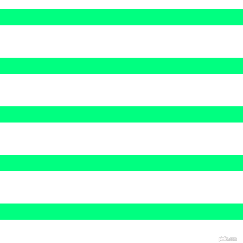 horizontal lines stripes, 32 pixel line width, 64 pixel line spacing, Spring Green and White horizontal lines and stripes seamless tileable