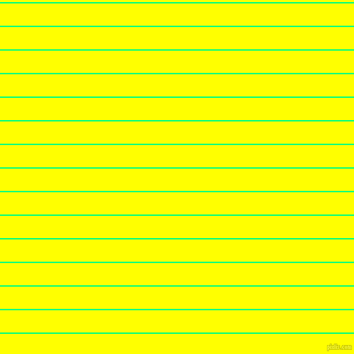 horizontal lines stripes, 2 pixel line width, 32 pixel line spacing, Spring Green and Yellow horizontal lines and stripes seamless tileable