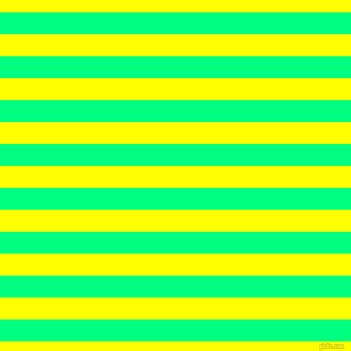 horizontal lines stripes, 32 pixel line width, 32 pixel line spacing, Spring Green and Yellow horizontal lines and stripes seamless tileable