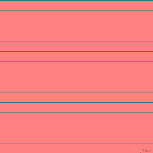 horizontal lines stripes, 1 pixel line width, 32 pixel line spacing, Teal and Salmon horizontal lines and stripes seamless tileable