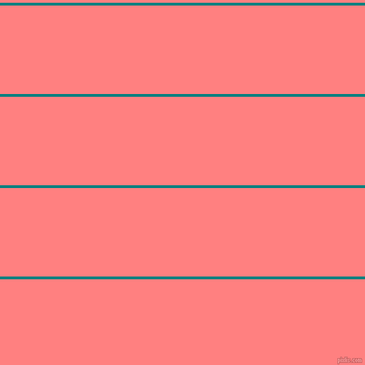 horizontal lines stripes, 4 pixel line width, 128 pixel line spacing, Teal and Salmon horizontal lines and stripes seamless tileable