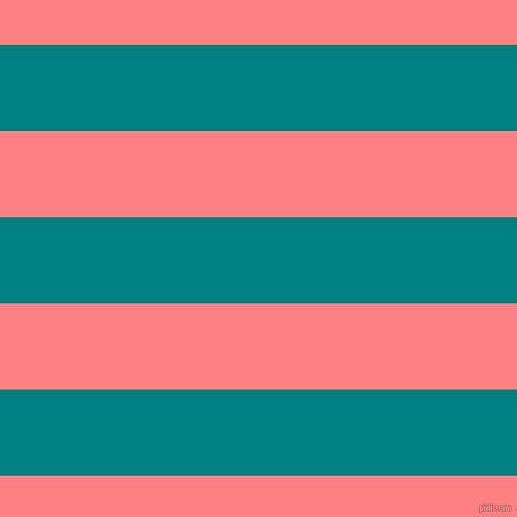 horizontal lines stripes, 96 pixel line width, 96 pixel line spacing, Teal and Salmon horizontal lines and stripes seamless tileable