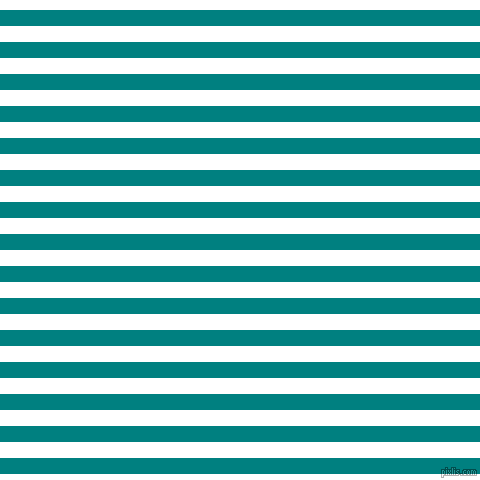 horizontal lines stripes, 16 pixel line width, 16 pixel line spacing, Teal and White horizontal lines and stripes seamless tileable