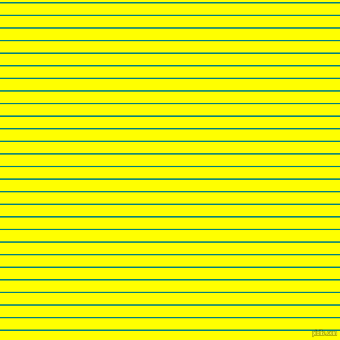 horizontal lines stripes, 2 pixel line width, 16 pixel line spacing, Teal and Yellow horizontal lines and stripes seamless tileable