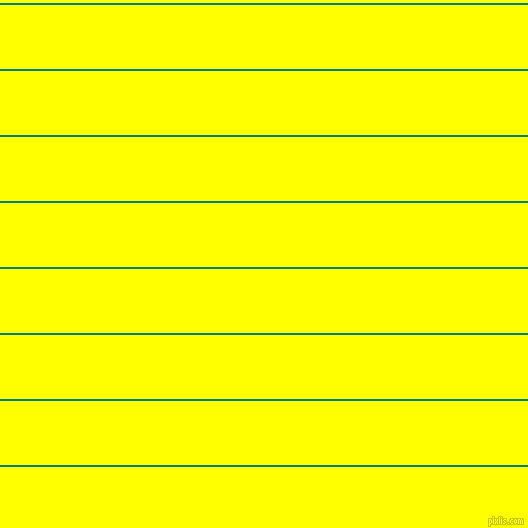 horizontal lines stripes, 2 pixel line width, 64 pixel line spacing, Teal and Yellow horizontal lines and stripes seamless tileable