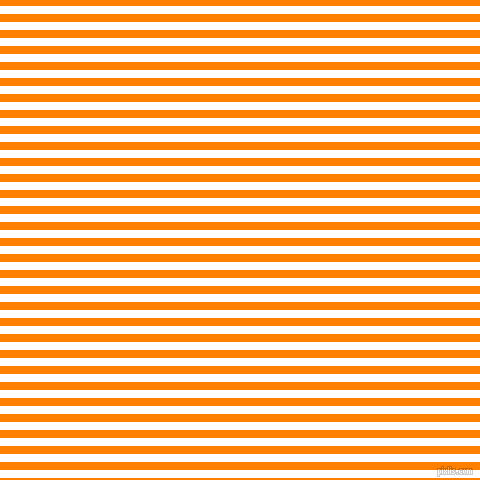 horizontal lines stripes, 8 pixel line width, 8 pixel line spacing, White and Dark Orange horizontal lines and stripes seamless tileable