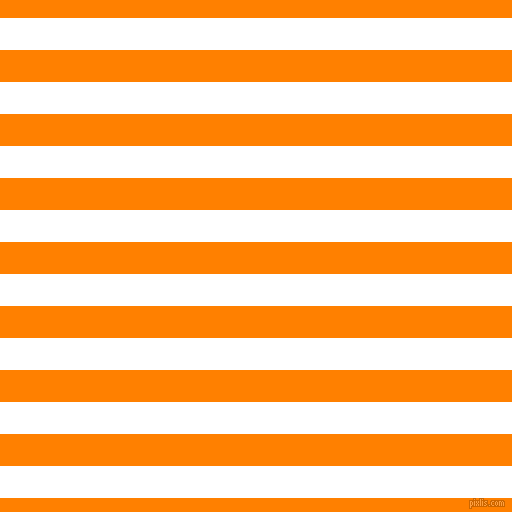horizontal lines stripes, 32 pixel line width, 32 pixel line spacing, White and Dark Orange horizontal lines and stripes seamless tileable