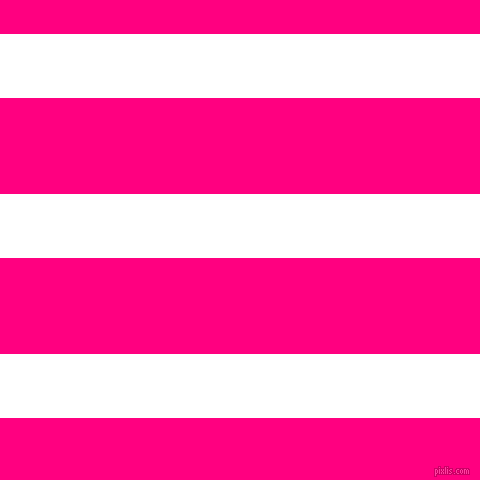 horizontal lines stripes, 64 pixel line width, 96 pixel line spacing, White and Deep Pink horizontal lines and stripes seamless tileable