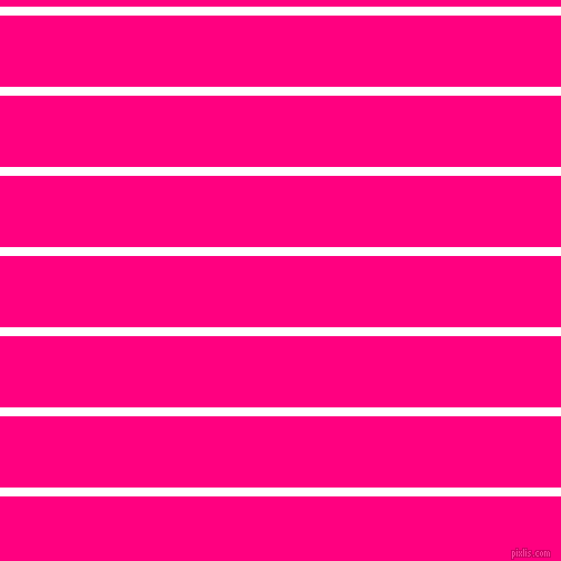 horizontal lines stripes, 8 pixel line width, 64 pixel line spacing, White and Deep Pink horizontal lines and stripes seamless tileable
