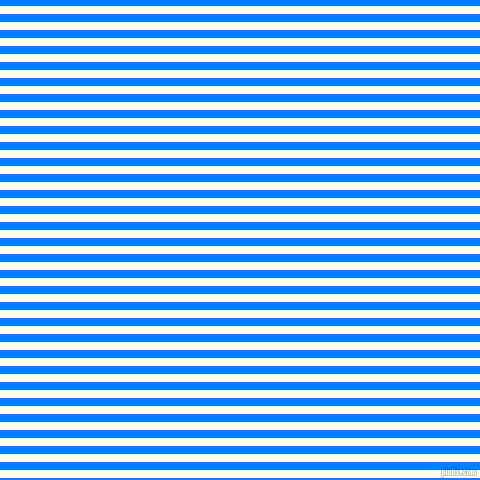 horizontal lines stripes, 8 pixel line width, 8 pixel line spacing, White and Dodger Blue horizontal lines and stripes seamless tileable