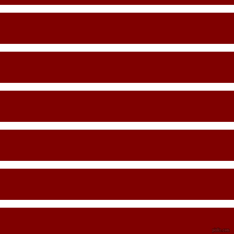 horizontal lines stripes, 16 pixel line width, 64 pixel line spacing, White and Maroon horizontal lines and stripes seamless tileable