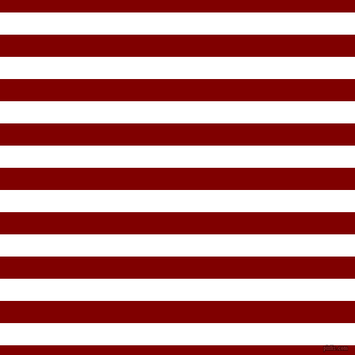 horizontal lines stripes, 32 pixel line width, 32 pixel line spacing, White and Maroon horizontal lines and stripes seamless tileable