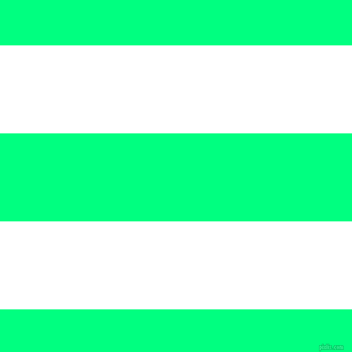 horizontal lines stripes, 128 pixel line width, 128 pixel line spacing, White and Spring Green horizontal lines and stripes seamless tileable