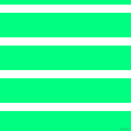 horizontal lines stripes, 32 pixel line width, 96 pixel line spacing, White and Spring Green horizontal lines and stripes seamless tileable