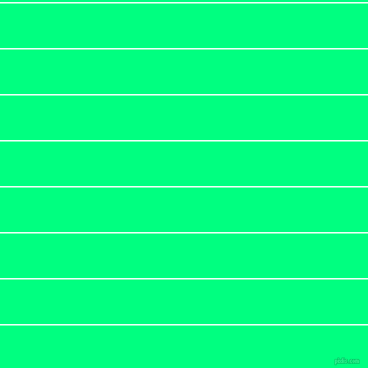 horizontal lines stripes, 2 pixel line width, 64 pixel line spacing, White and Spring Green horizontal lines and stripes seamless tileable