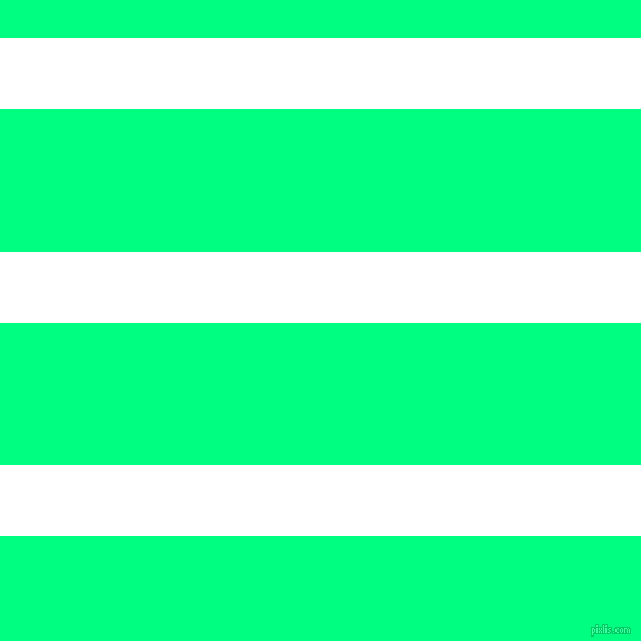 horizontal lines stripes, 64 pixel line width, 128 pixel line spacing, White and Spring Green horizontal lines and stripes seamless tileable