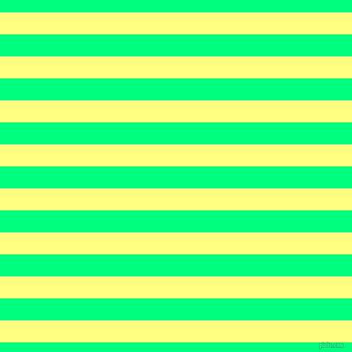 horizontal lines stripes, 32 pixel line width, 32 pixel line spacing, Witch Haze and Spring Green horizontal lines and stripes seamless tileable
