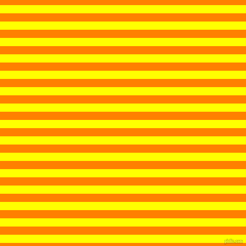 horizontal lines stripes, 16 pixel line width, 16 pixel line spacing, Yellow and Dark Orange horizontal lines and stripes seamless tileable