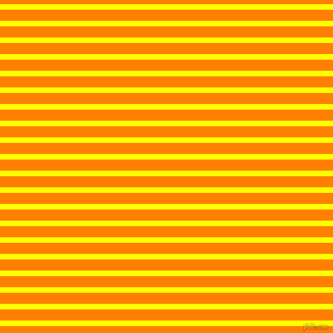 horizontal lines stripes, 8 pixel line width, 16 pixel line spacing, Yellow and Dark Orange horizontal lines and stripes seamless tileable