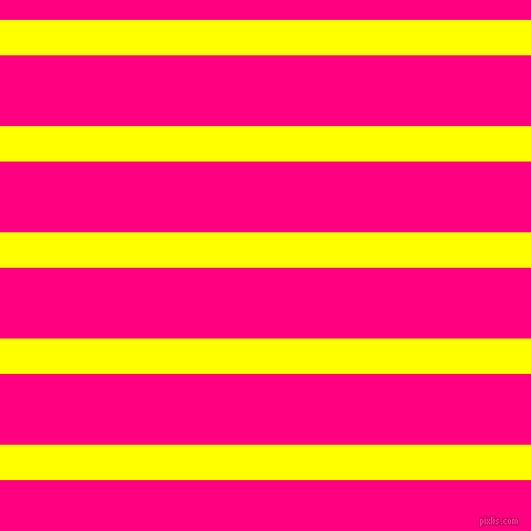 horizontal lines stripes, 32 pixel line width, 64 pixel line spacing, Yellow and Deep Pink horizontal lines and stripes seamless tileable