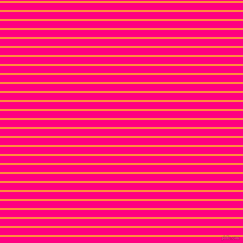 horizontal lines stripes, 2 pixel line width, 16 pixel line spacing, Yellow and Deep Pink horizontal lines and stripes seamless tileable