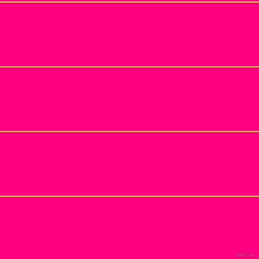 horizontal lines stripes, 2 pixel line width, 128 pixel line spacing, Yellow and Deep Pink horizontal lines and stripes seamless tileable