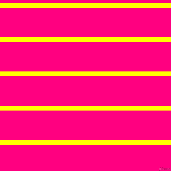 horizontal lines stripes, 16 pixel line width, 96 pixel line spacing, Yellow and Deep Pink horizontal lines and stripes seamless tileable