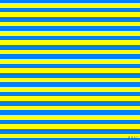 horizontal lines stripes, 16 pixel line width, 16 pixel line spacing, Yellow and Dodger Blue horizontal lines and stripes seamless tileable