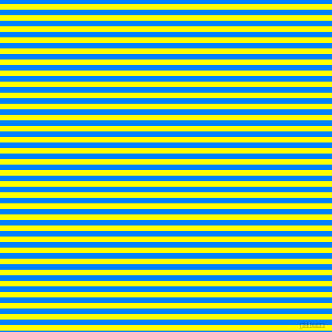 horizontal lines stripes, 8 pixel line width, 8 pixel line spacing, Yellow and Dodger Blue horizontal lines and stripes seamless tileable