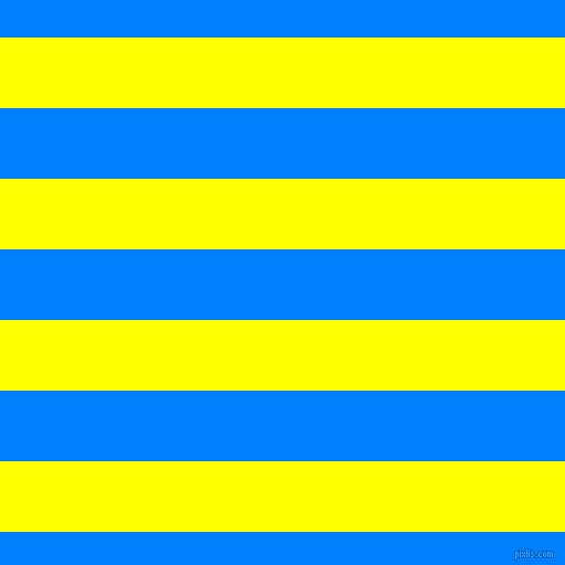 horizontal lines stripes, 64 pixel line width, 64 pixel line spacing, Yellow and Dodger Blue horizontal lines and stripes seamless tileable