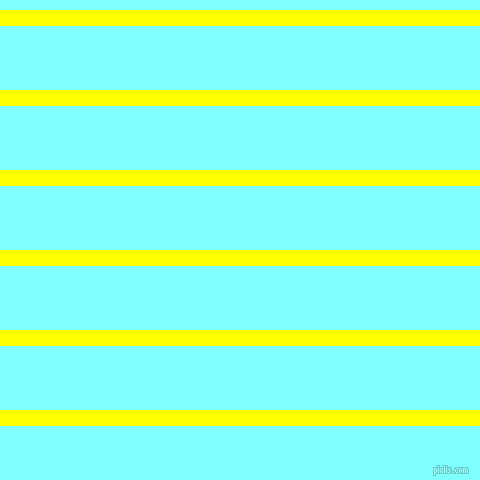 horizontal lines stripes, 16 pixel line width, 64 pixel line spacing, Yellow and Electric Blue horizontal lines and stripes seamless tileable