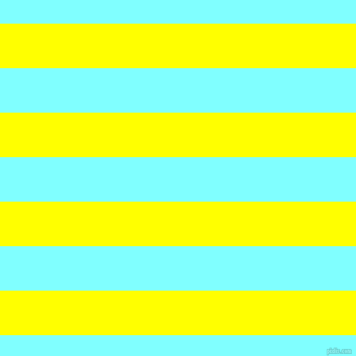 horizontal lines stripes, 64 pixel line width, 64 pixel line spacing, Yellow and Electric Blue horizontal lines and stripes seamless tileable