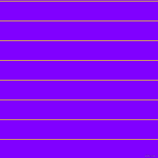 horizontal lines stripes, 2 pixel line width, 64 pixel line spacing, Yellow and Electric Indigo horizontal lines and stripes seamless tileable