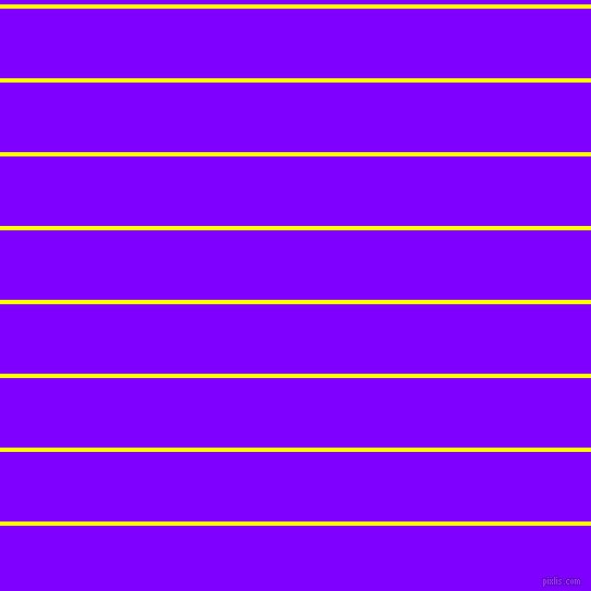 horizontal lines stripes, 4 pixel line width, 64 pixel line spacing, Yellow and Electric Indigo horizontal lines and stripes seamless tileable