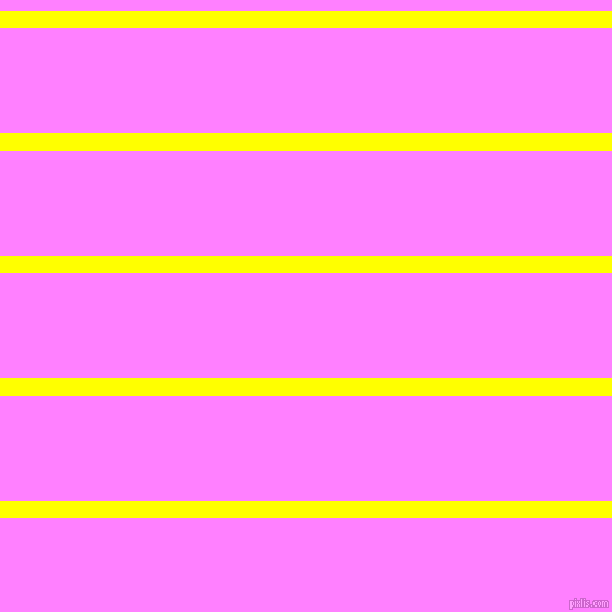 horizontal lines stripes, 16 pixel line width, 96 pixel line spacing, Yellow and Fuchsia Pink horizontal lines and stripes seamless tileable