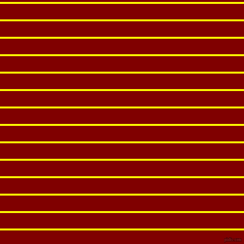 horizontal lines stripes, 4 pixel line width, 32 pixel line spacing, Yellow and Maroon horizontal lines and stripes seamless tileable