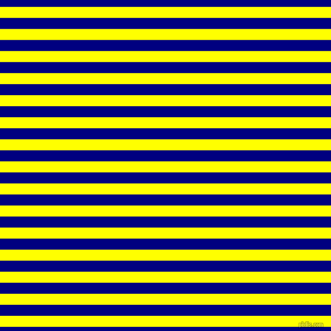 horizontal lines stripes, 16 pixel line width, 16 pixel line spacing, Yellow and Navy horizontal lines and stripes seamless tileable