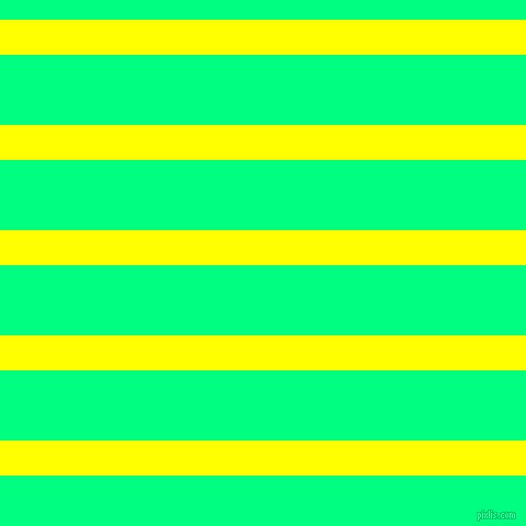 horizontal lines stripes, 32 pixel line width, 64 pixel line spacing, Yellow and Spring Green horizontal lines and stripes seamless tileable