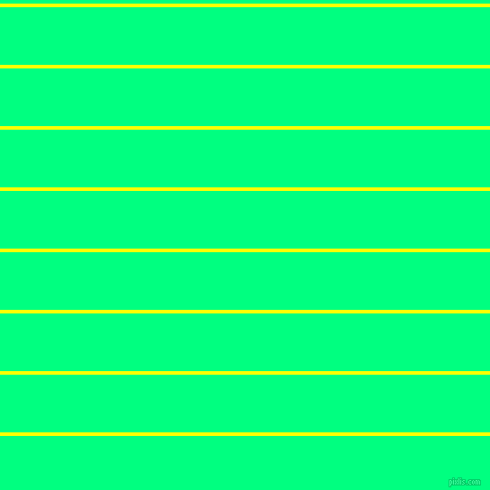 horizontal lines stripes, 4 pixel line width, 64 pixel line spacing, Yellow and Spring Green horizontal lines and stripes seamless tileable