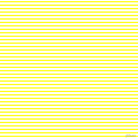 horizontal lines stripes, 4 pixel line width, 8 pixel line spacing, Yellow and White horizontal lines and stripes seamless tileable