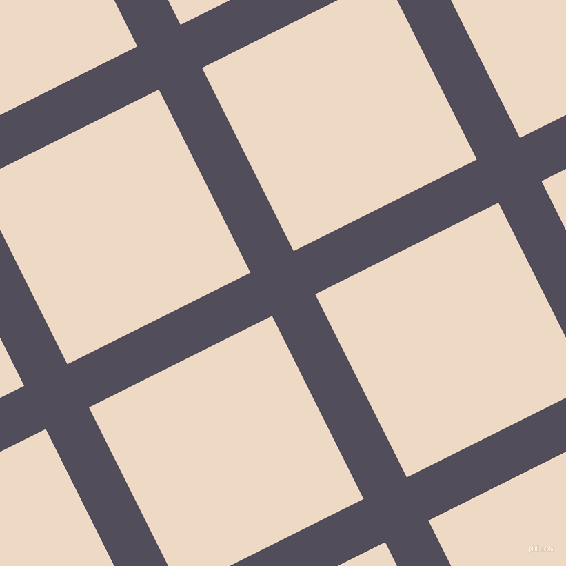 27/117 degree angle diagonal checkered chequered lines, 70 pixel line width, 297 pixel square size, plaid checkered seamless tileable