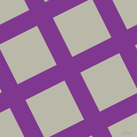 27/117 degree angle diagonal checkered chequered lines, 59 pixel line width, 147 pixel square size, plaid checkered seamless tileable
