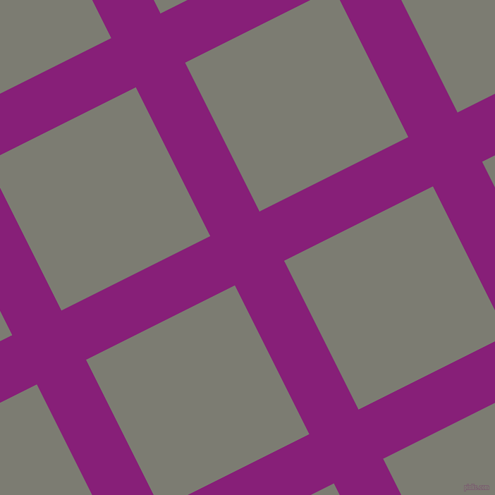 27/117 degree angle diagonal checkered chequered lines, 78 pixel lines width, 236 pixel square size, plaid checkered seamless tileable